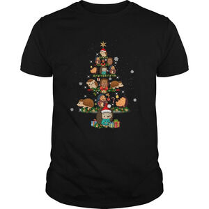 Hedgehog Christmas Tree Ornament Decor Shirt